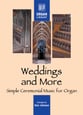 Weddings and More Organ sheet music cover